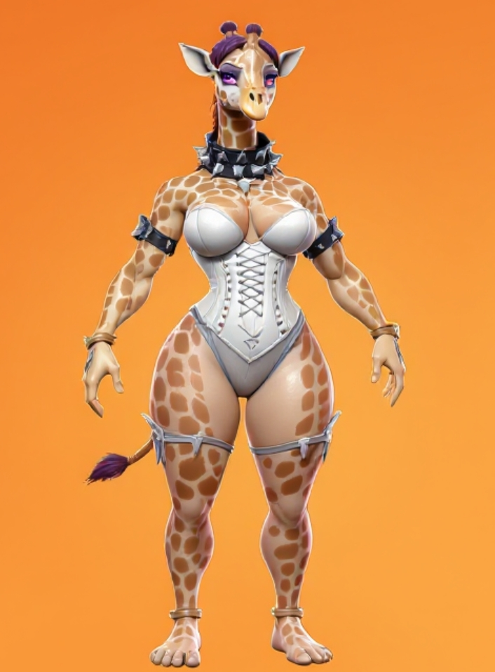 Safari Giraffe - Free VRChat Giraffe Avatar