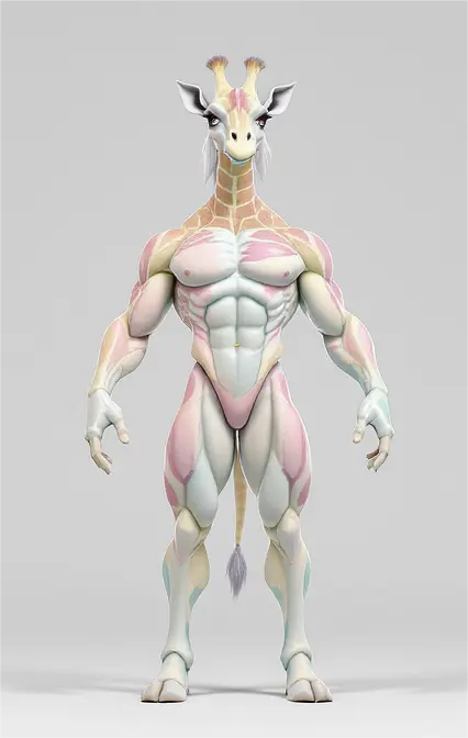 Cute Giraffe - Free VRChat Giraffe Avatar
